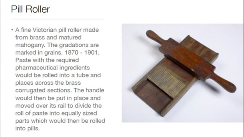 Pill Roller - History At Your Finger Tips